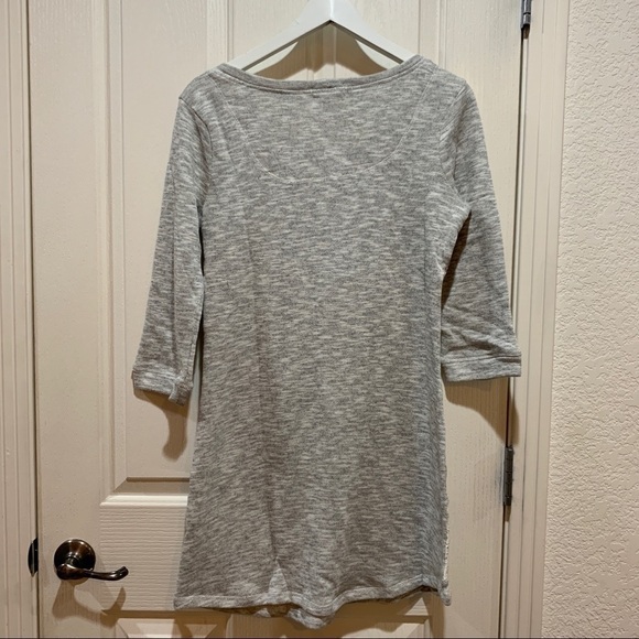 DRESS Sweatshirt Lace Heathered Gray Like New Md - Picture 7 of 9